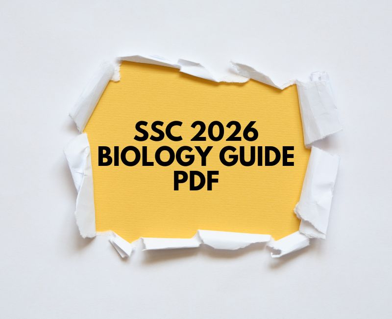 SSC 2026 Biology Guide PDF